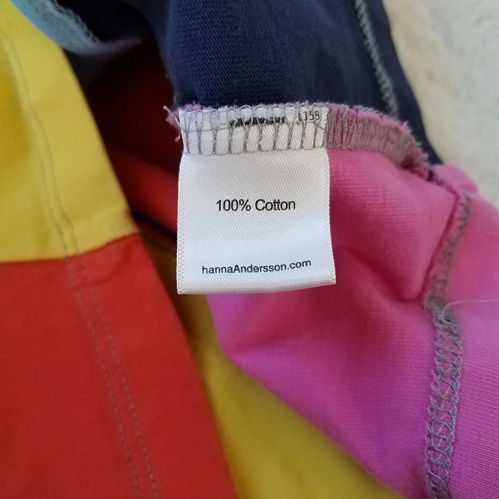 Hanna Andersson Girl's Rainbow Swing Dress